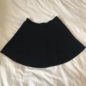 Black skater skirt